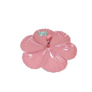 Tommy Bahama Flamingo Hibiscus Serving Platter Melamine 92342